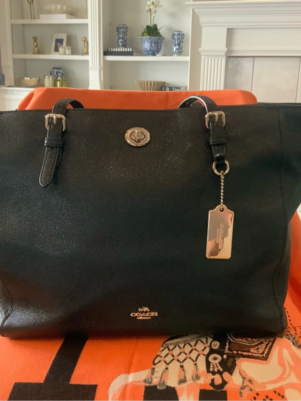 Coach shoulder tote